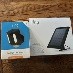 Ring Wireless Camera & Solar Panel!!! Sealed/unopened box